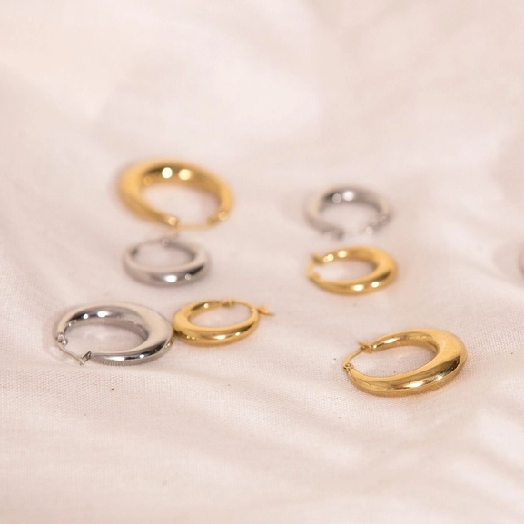 Flow Hoops S Gold - Edblad - Snabb frakt & paketinslagning - Nordic Spectra