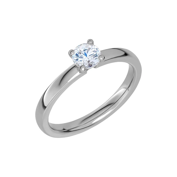 Glimmer 0.50 Platinum - Wedding & engagement rings - Schalins - Scandinavian design - Nordic Spectra