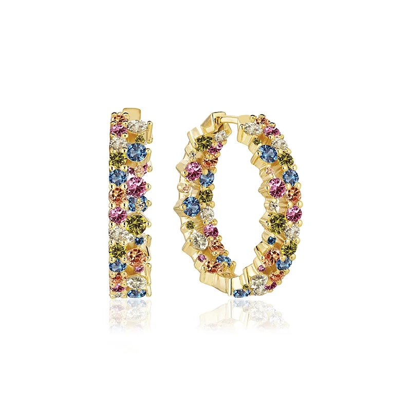 Sif Jakobs - Livigno Creolo Grande Örhängen Mix Guld