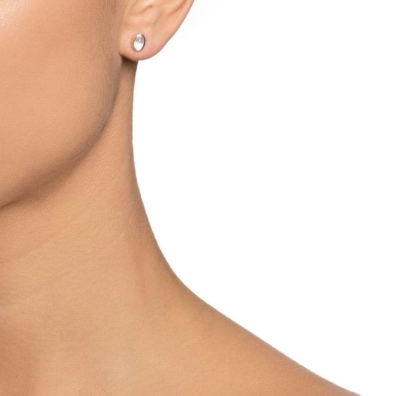 Love Bead Ear Silver - Rose Quartz von Efva Attling, Schneller Versand - Nordicspectra.de