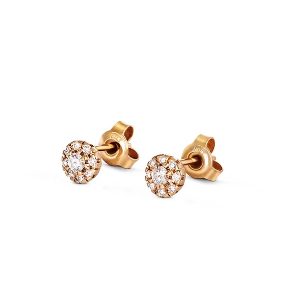 Ella Carmosé Earrings Gold 0,30 ct Diamonds von Nordic Spectra, Schneller Versand - Nordicspectra.de