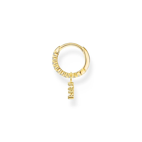 Einzel Creole Mit Stern Anhänger Gold von Thomas Sabo, Schneller Versand - Nordicspectra.de