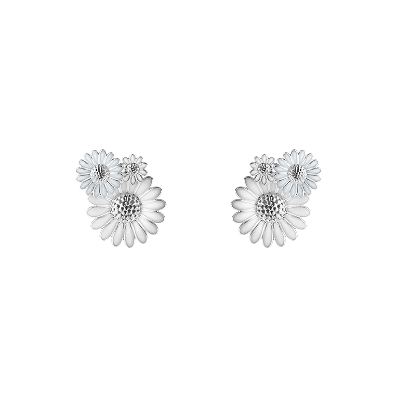 Georg Jensen – Daisy x Stine Goya Vita Örhängen
