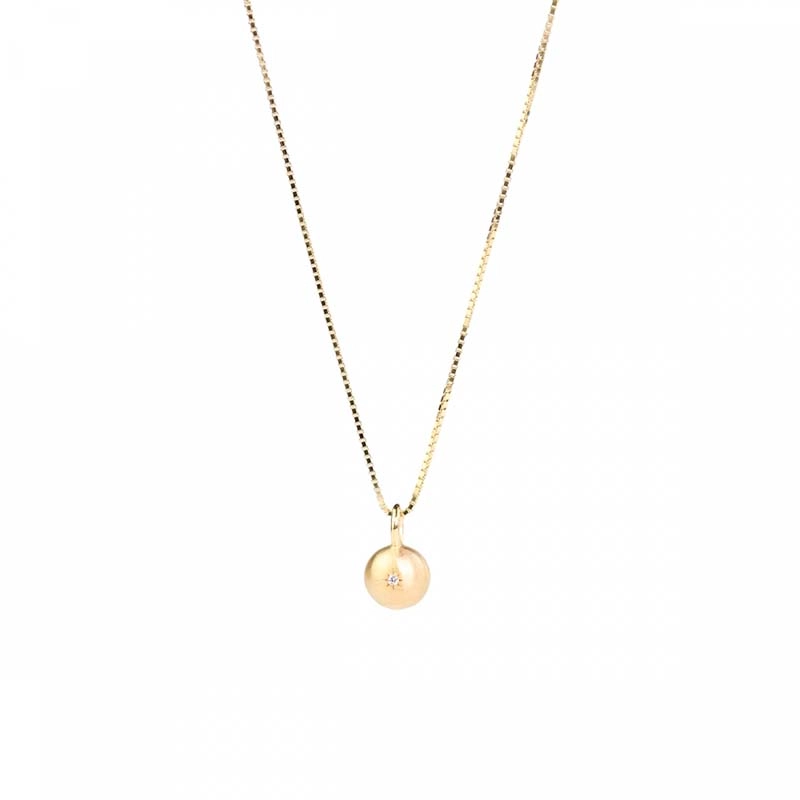 Emma Israelsson - Sparkling Globe Necklace Gold