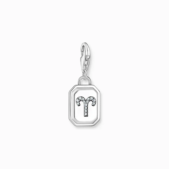 Charm-Anhänger Sternzeichen Widder mit Steinen Silber - Thomas Sabo - Nordic Spectra