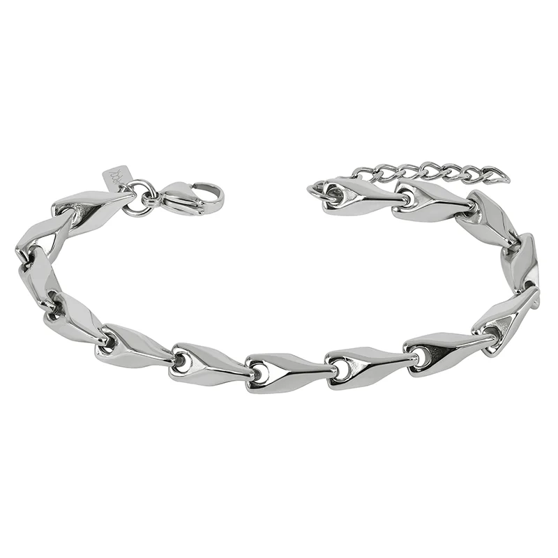 AROCK - JAMES Wide Armband Stål