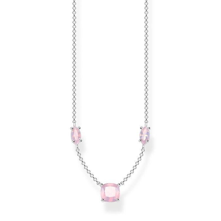 Thomas Sabo - Halsband Opal Rosa Skimrande