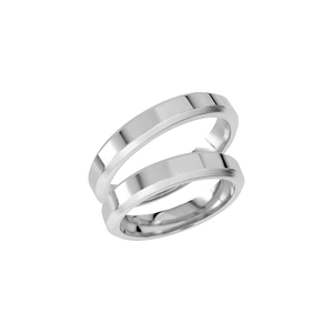 SR1054-4 Platinum - Wedding & engagement rings - Schalins - Scandinavian design - Nordic Spectra