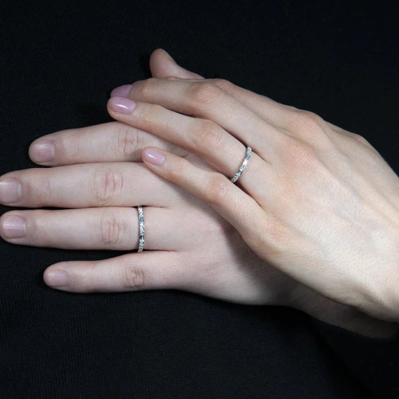 Eterna 15 Palladium - Vigsel- & förlovningsringar - Schalins - Fri storleksändring* - Nordic Spectra