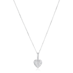 Caro Pendant från Sif Jakobs i silver med gnistrande cubic zirconia-stenar
