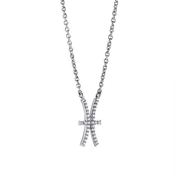 Double Trouble & Stars Necklace White Gold - Efva Attling ringar - Snabb frakt & paketinslagning - Nordicspectra.se