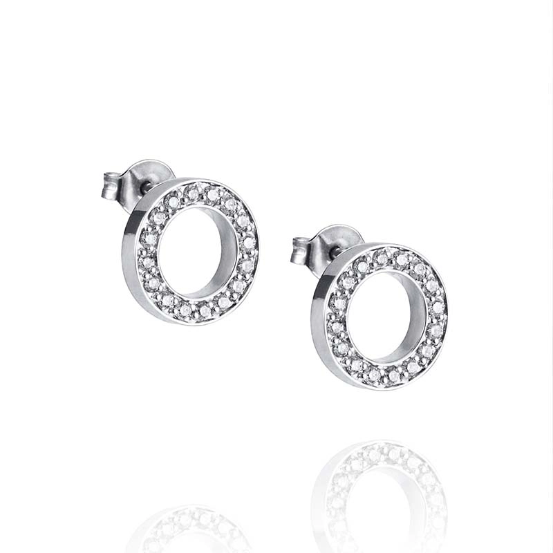 Efva Attling - Circle Of Love Ear White Gold