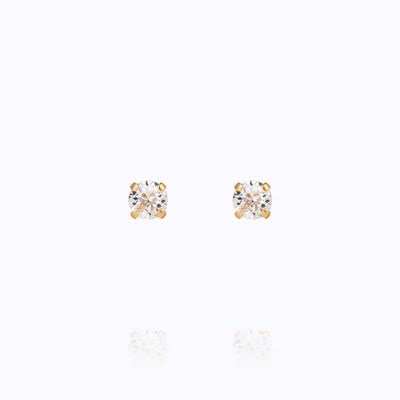 Mini Stud Earrings Gold Crystal - Caroline Svedbom - Snabb frakt & paketinslagning - Nordicspectra.se