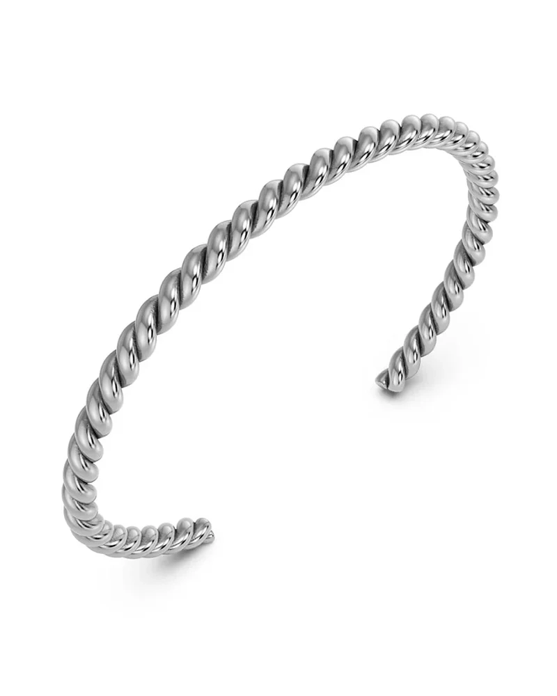 Twine Bangle Steel