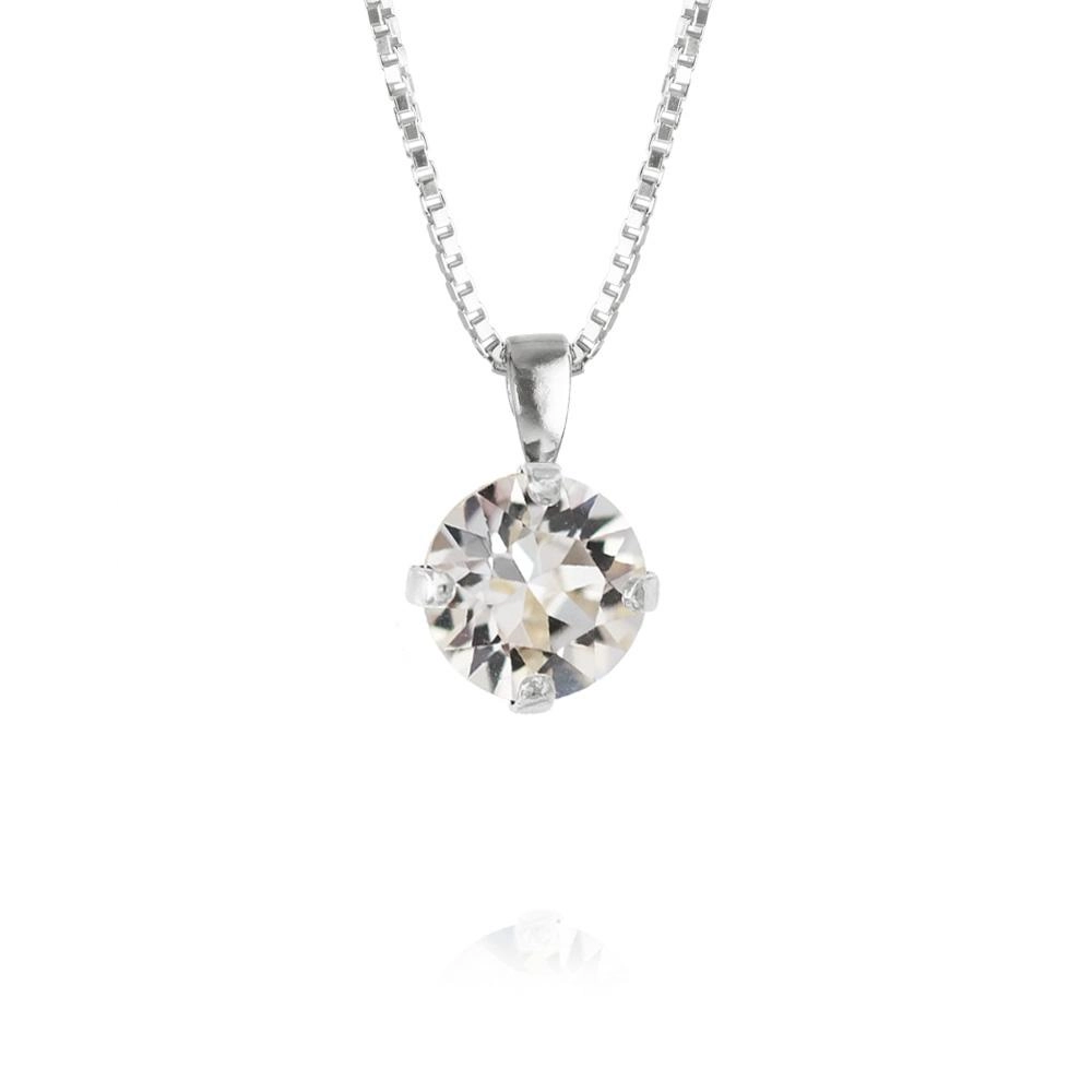 Caroline Svedbom - Classic Petite Necklace Rhodium Crystal
