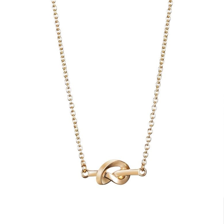 Love Knot Necklace Gold - Efva Attling halsband - Snabb frakt & paketinslagning - Nordicspectra.se