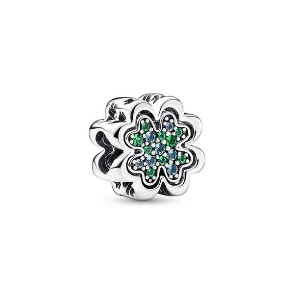 Teilbares Vierblättriges Kleeblatt Charm - PANDORA - Nordic Spectra