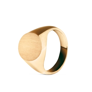 Petri Signet Ring Gold - Nordic Spectra - Suuri valikoima & ilmainen lahjapaketointi - Nordicspectra.fi
