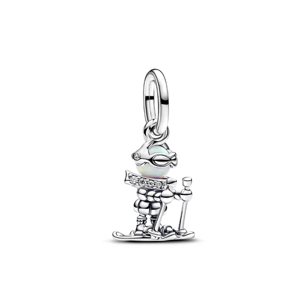 Skifahrer Charm-Anhänger - PANDORA - Nordic Spectra