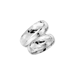 250-5 White Gold - Wedding & engagement rings - Schalins - Scandinavian design - Nordic Spectra