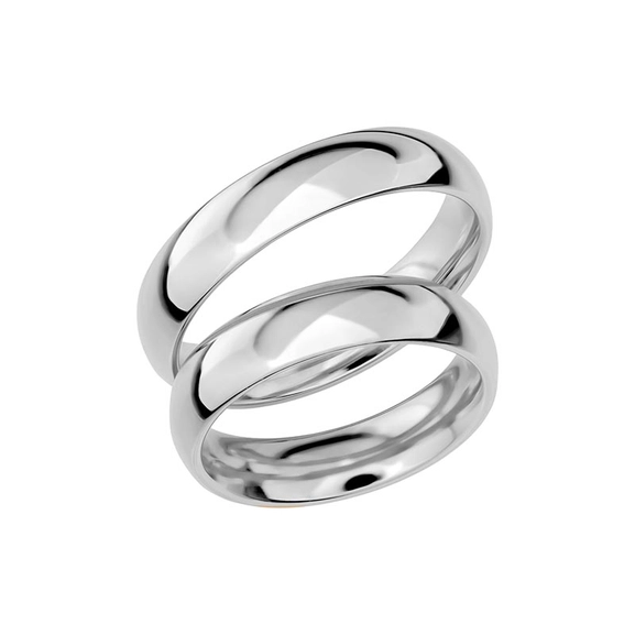 SR1013-5 Platina - Vigsel- & förlovningsringar - Schalins - Fri storleksändring* - Nordic Spectra