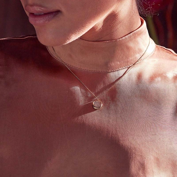 Trois Necklace S Gold - Edblad - Snabb frakt & paketinslagning - Nordicspectra.se