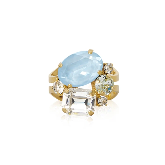 Mini Carolina Ring Gold Sky Combo - Caroline Svedbom - Snabb frakt & paketinslagning - Nordic Spectra