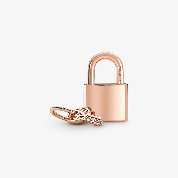 Hänglås & Nyckel Hängberlock Rosé - PANDORA - Snabb frakt & paketinslagning - Nordicspectra.se