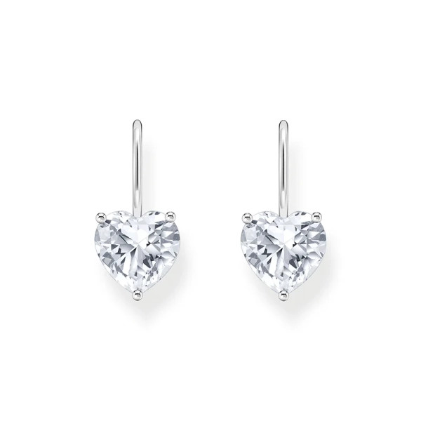Ohrhänger mit weißem Zirkonia-Herz Silber - Thomas Sabo - Nordic Spectra