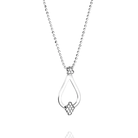 Little Dew Drops & Stars Pendant White Gold - Efva Attling halsband - Snabb frakt & paketinslagning - Nordicspectra.se