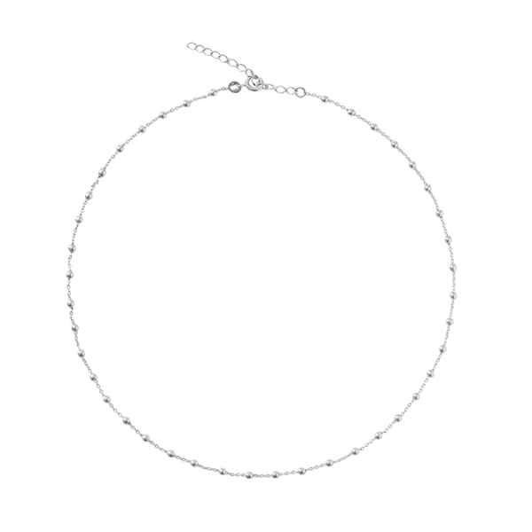 Emmy Necklace Rhodium - Caroline Svedbom - Snabb frakt & paketinslagning - Nordic Spectra