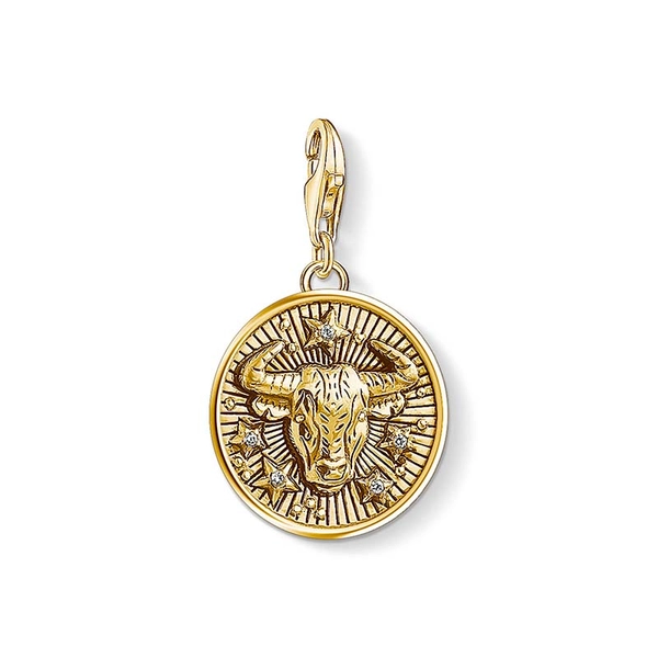 Stjärntecknet Oxen Guld - Thomas Sabo berlock - Snabb frakt & paketinslagning - Nordicspectra.se