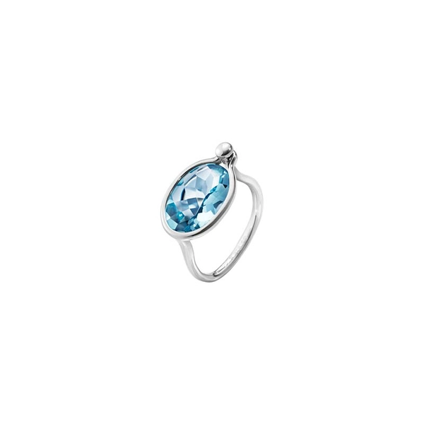 Savannah Ring Silver med Topas Medium - Georg Jensen ringar - Snabb frakt & paketinslagning - Nordicspectra.se