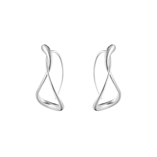 Mercy Ohrringe Creolen Groß von Georg Jensen, Schneller Versand - Nordicspectra.de