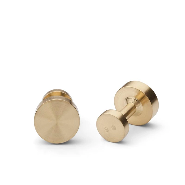 Icon Manschettknappar Modell 1 Guldpläterad Matt - Skultuna - Snabb frakt & paketinslagning - Nordicspectra.se