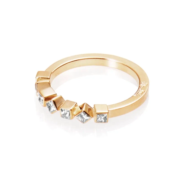 Love Dice & Stars Ring Gold - Efva Attling - Vigsel- & Förlovningsringar - Nordic Spectra