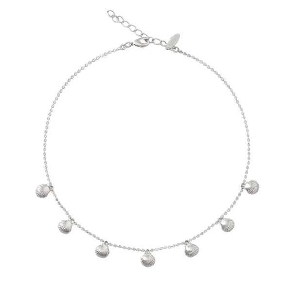 Petite Shell Choker Rhodium - Caroline Svedbom - Snabb frakt & paketinslagning - Nordic Spectra
