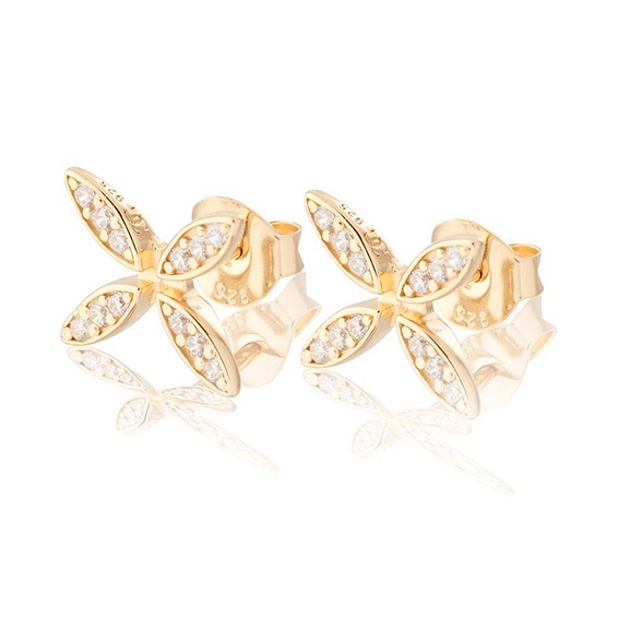 Sparkling Ellipse Mini Korvakorut Kulta - Carolina Gynning - Suuri valikoima & ilmainen lahjapaketointi - Nordicspectra.fi