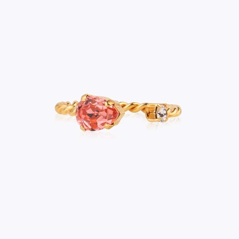 Caroline Svedbom - Nani Ring Gold Rose Peach