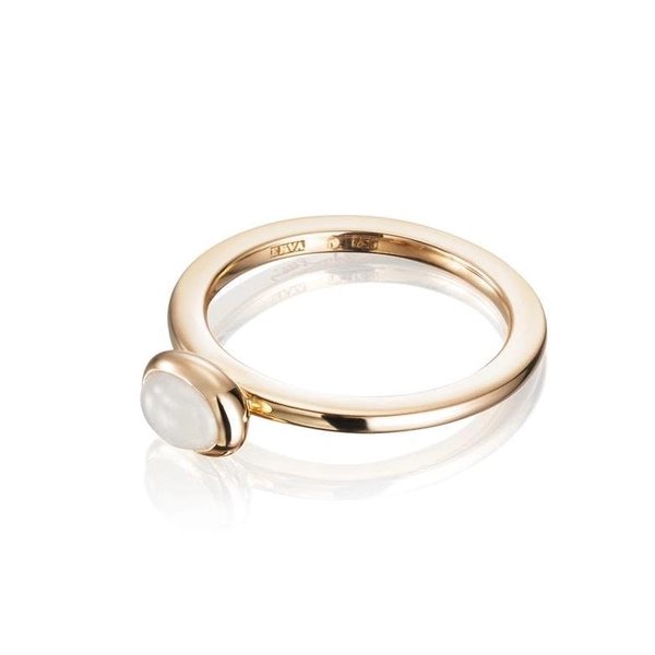 Love Bead Ring Gold - Moonstone - Efva Attling ringar - Snabb frakt & paketinslagning - Nordicspectra.se