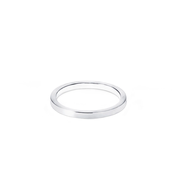 1946 Ring Rak 2 mm Vitguld - Nordic Spectra - Förstärker livets stora händelser - Nordic Spectra