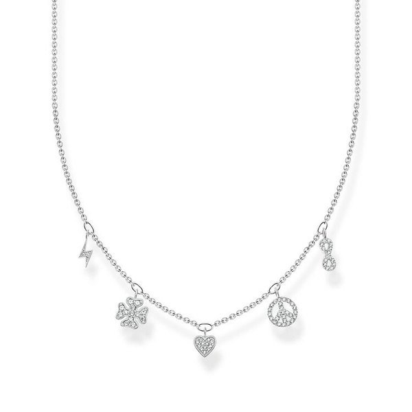Kette Mit Symbole Silber von Thomas Sabo, Schneller Versand - Nordicspectra.de