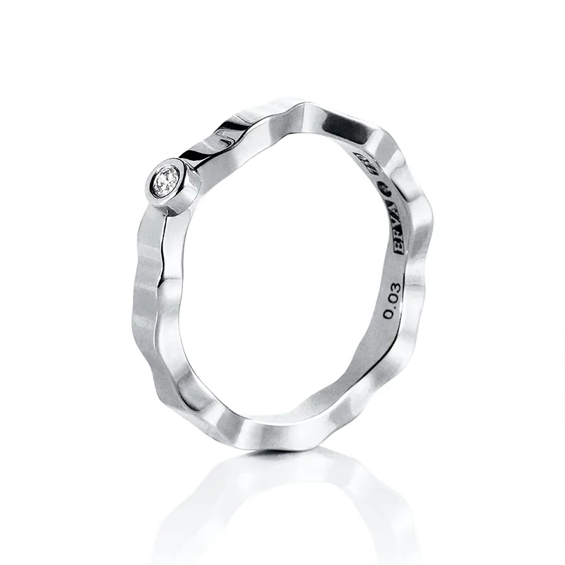 Efva Attling - Future Perfect Star Ring White Gold