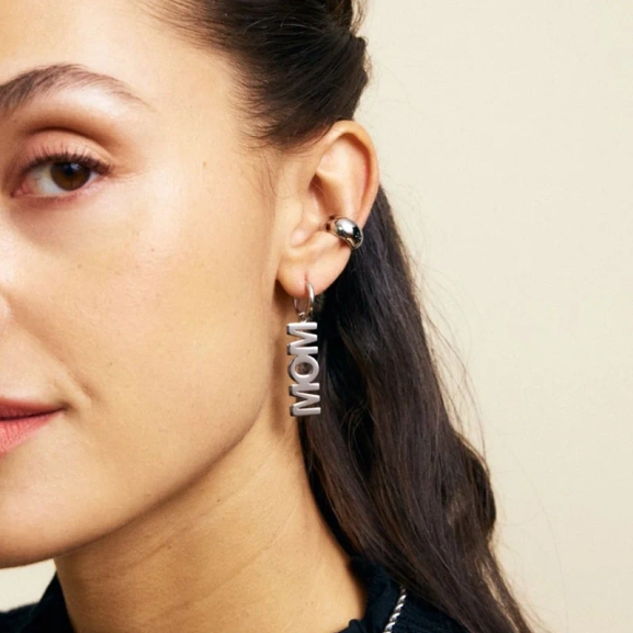 Bold Ear Cuff Steel - Edblad - Snabb frakt & paketinslagning - Nordic Spectra