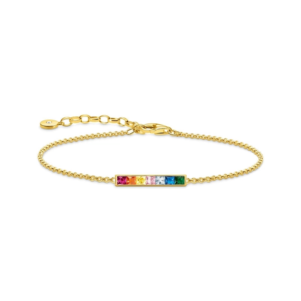 Armband bunte Steine Gold von Thomas Sabo, Schneller Versand - Nordicspectra.de