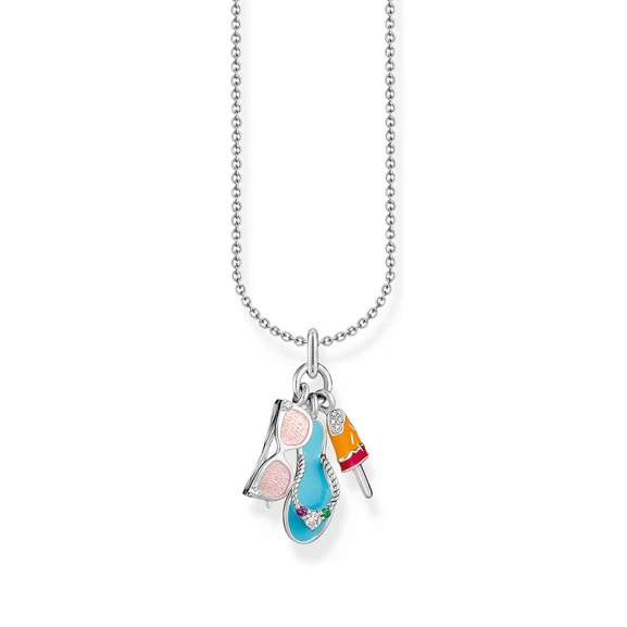 Halsband med Glass