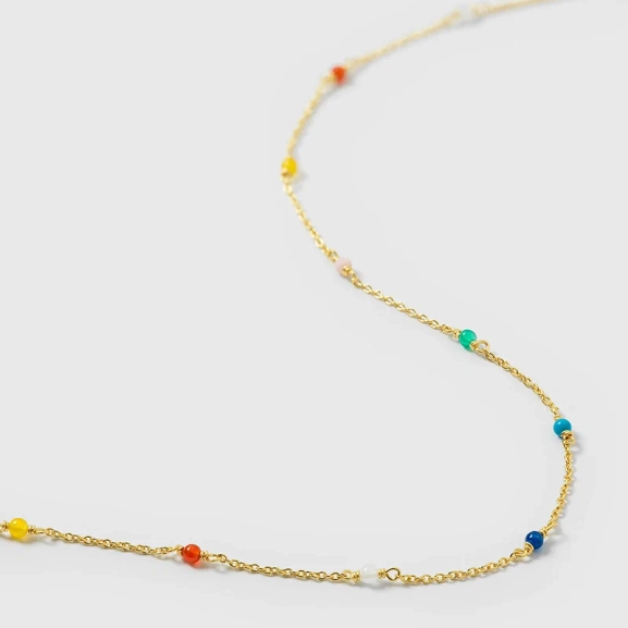 Santa Monica Necklace Gold - Syster P - Snabb leverans & Gratis paketinslagning - Nordic Spectra