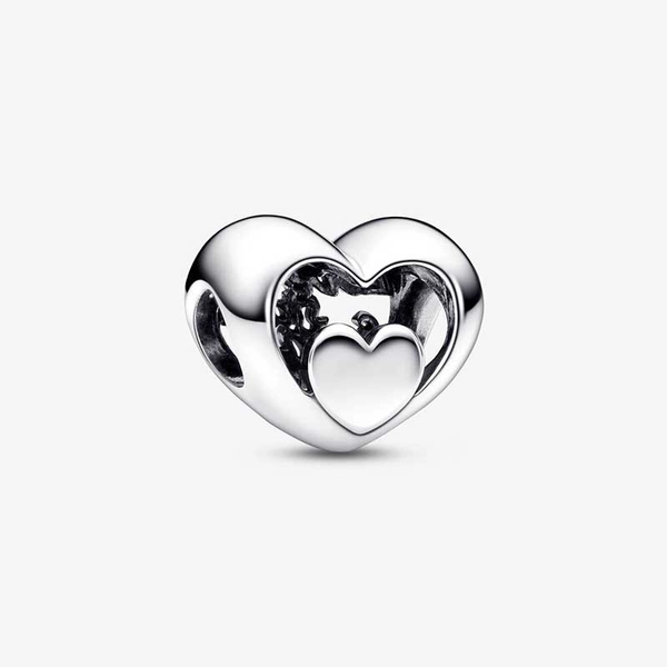 Openwork Heart & Script Charm - PANDORA - Suuri valikoima & ilmainen lahjapaketointi - Nordicspectra.fi