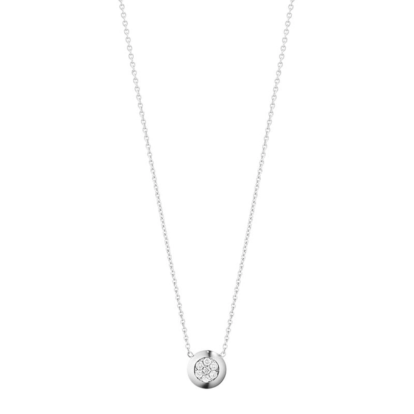 Aurora Anhänger Weißes Gold Pavé Diamant 0.10 ct von Georg Jensen, Schneller Versand - Nordicspectra.de