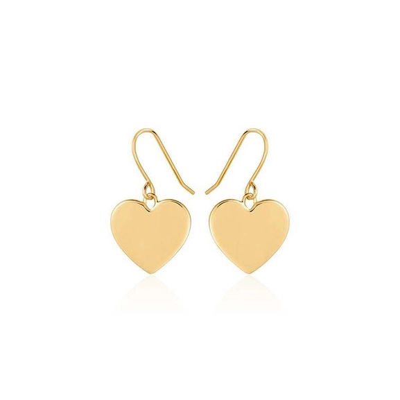 Heart Hook Earrings Gold - Sophie By Sophie - Snabb frakt & paketinslagning - Nordicspectra.se